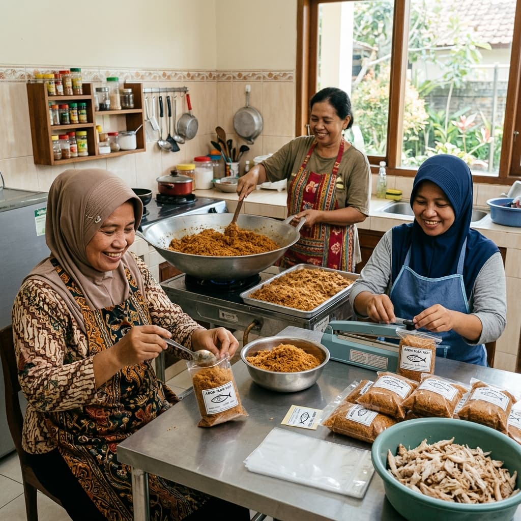 Pelatihan Produksi Higienis: Abon & Kerupuk Kulit Ikan Tongkol